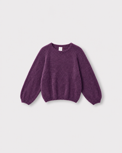 Pull Bobby — Acaï — vue à plat
