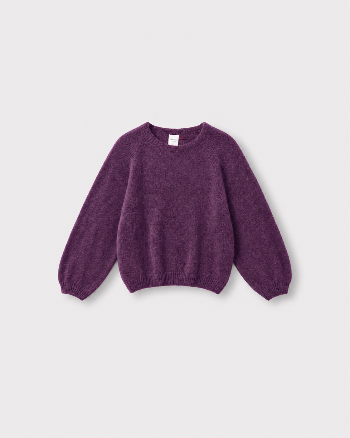 Pull Bobby — Acaï — vue à plat