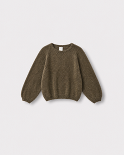 Pull Bobby — Kaki hunter — vue à plat
