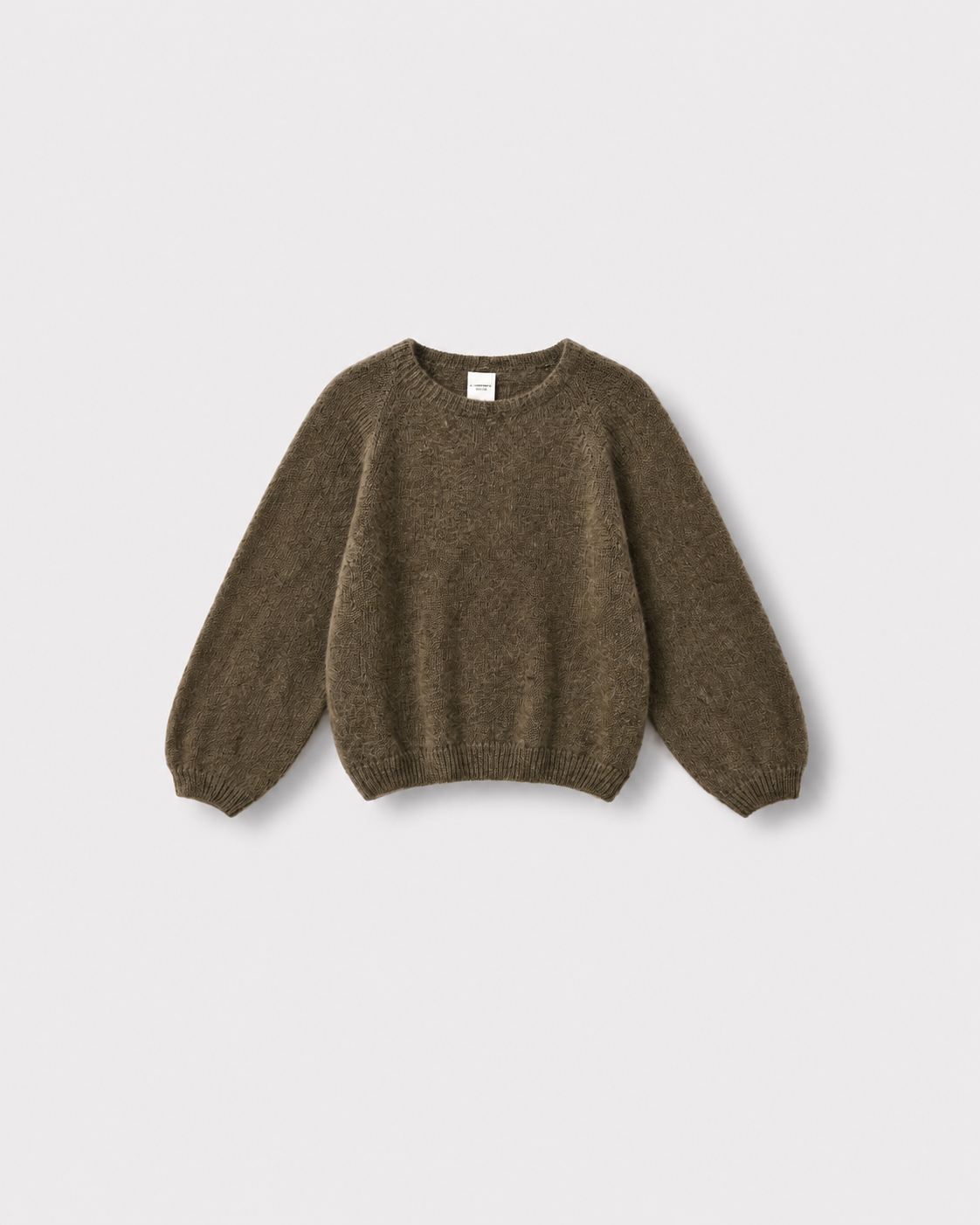 Pull Bobby — Kaki hunter — vue à plat