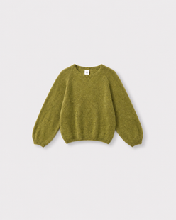 Pull Bobby — Olive — vue à plat