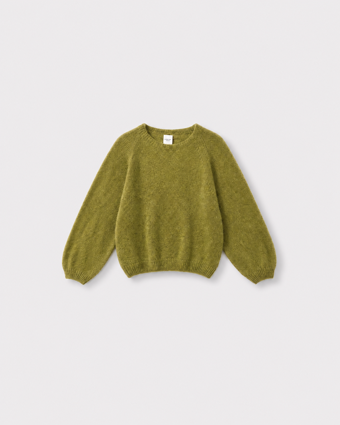 Pull Bobby — Olive — vue à plat