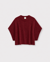 Pull Lise — Bordeaux grenata — vue à plat