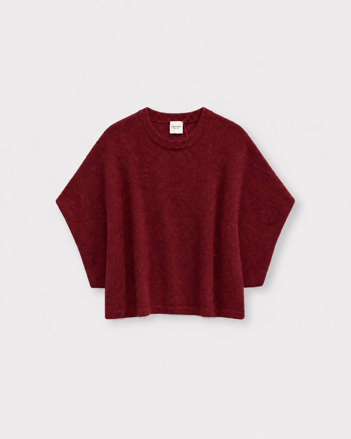 Pull Lise — Bordeaux grenata — vue à plat
