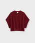 Pull Lise — Bordeaux grenata — vue à plat