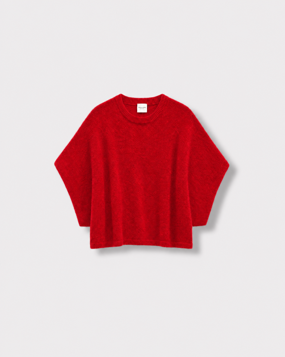 Pull Lise — Rouge valentino — vue à plat
