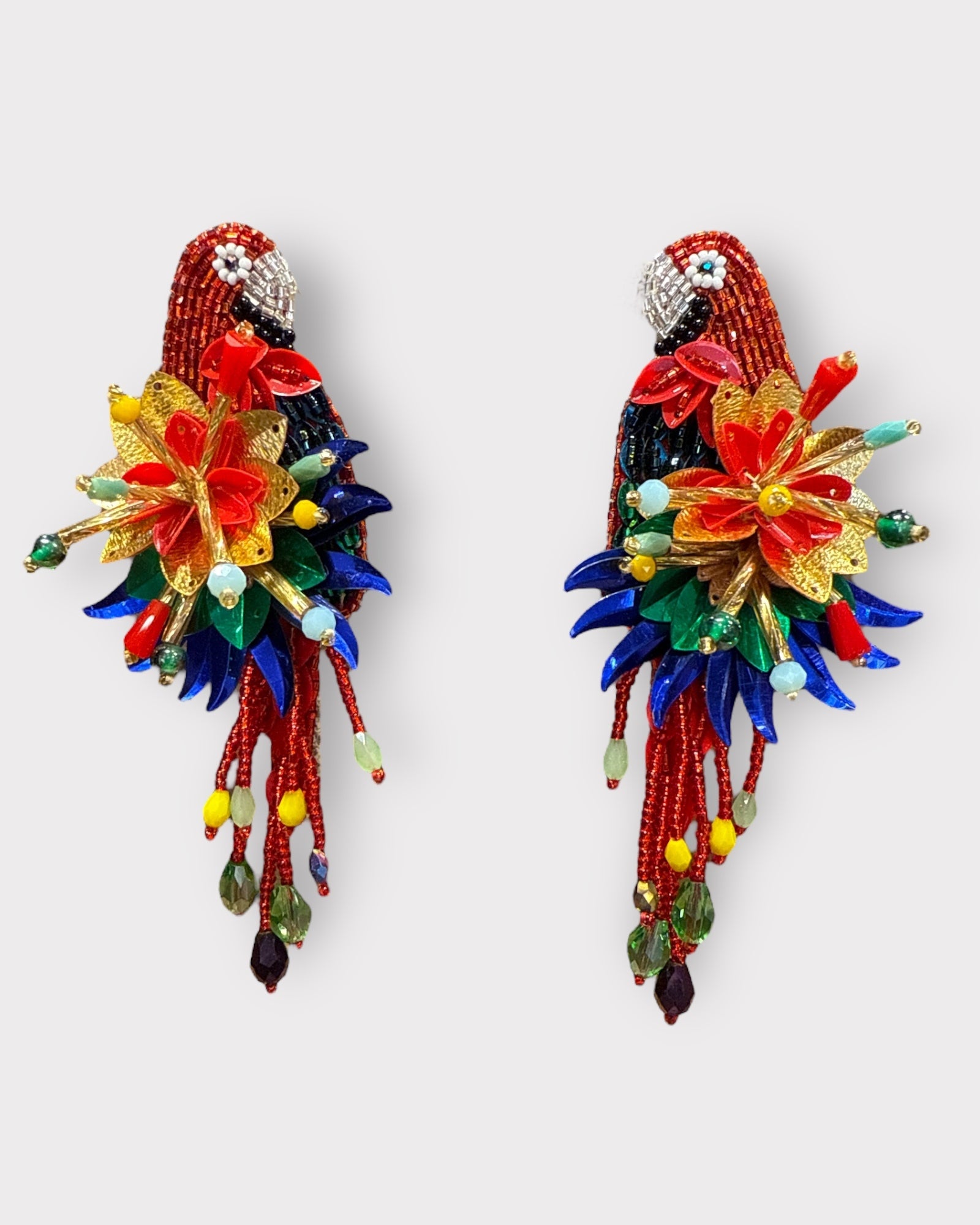 Boucles d’oreilles Parrot