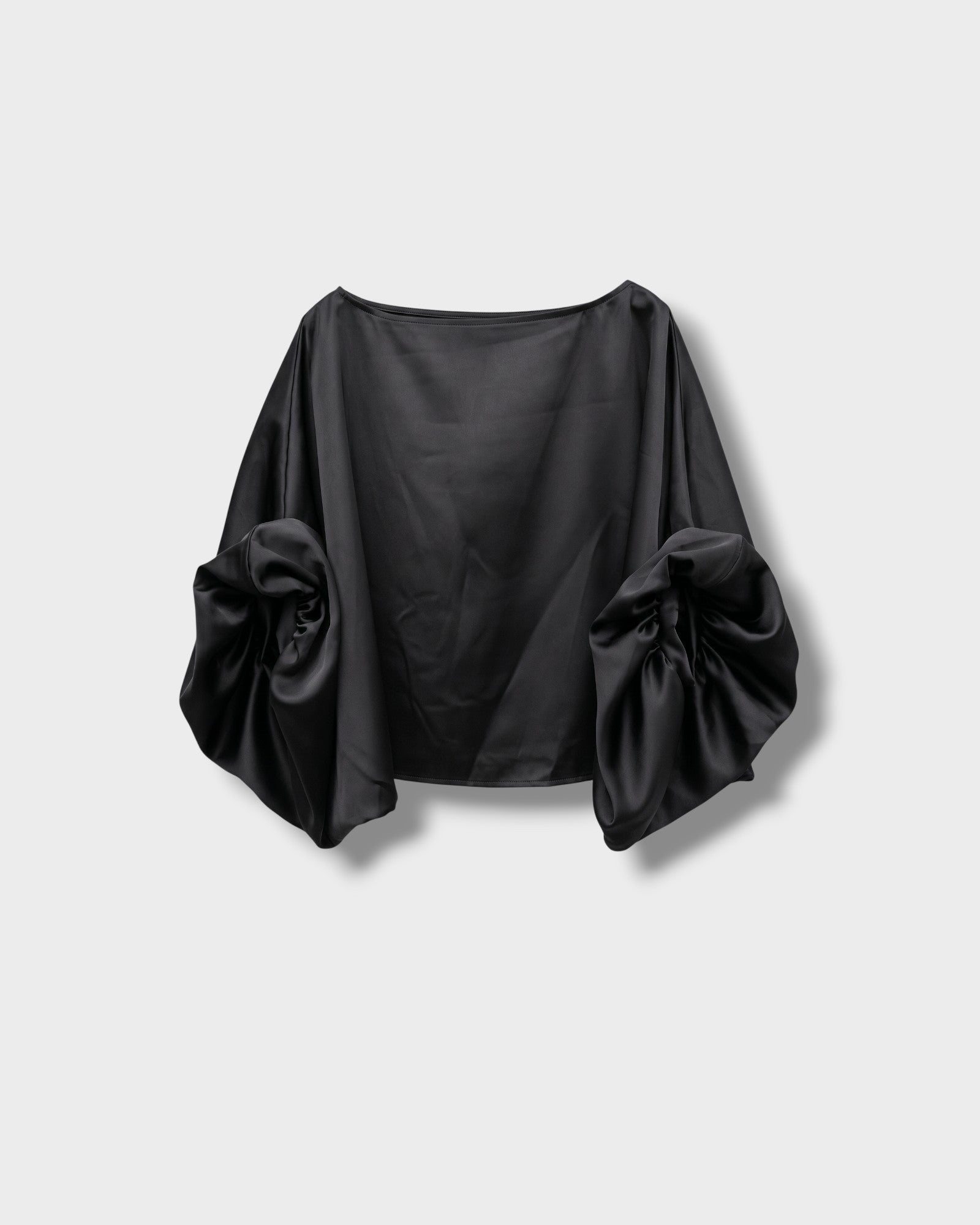 santa noir — vue à plat