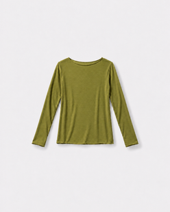 Seconde peau basic Olive — à plat