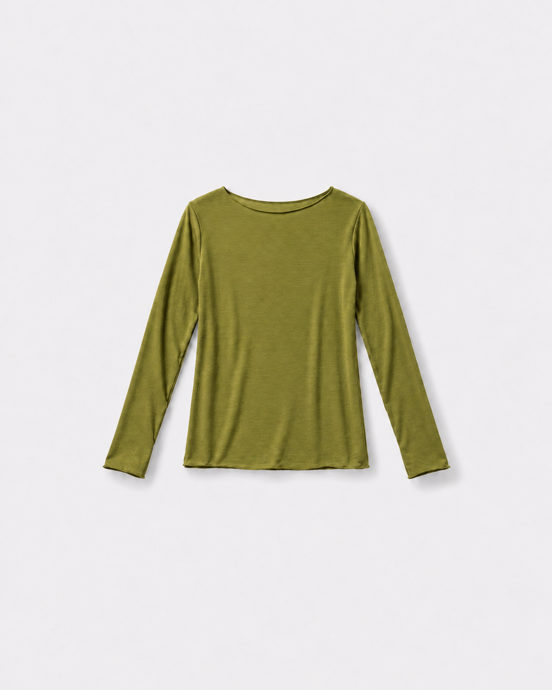 Seconde peau basic Olive — à plat