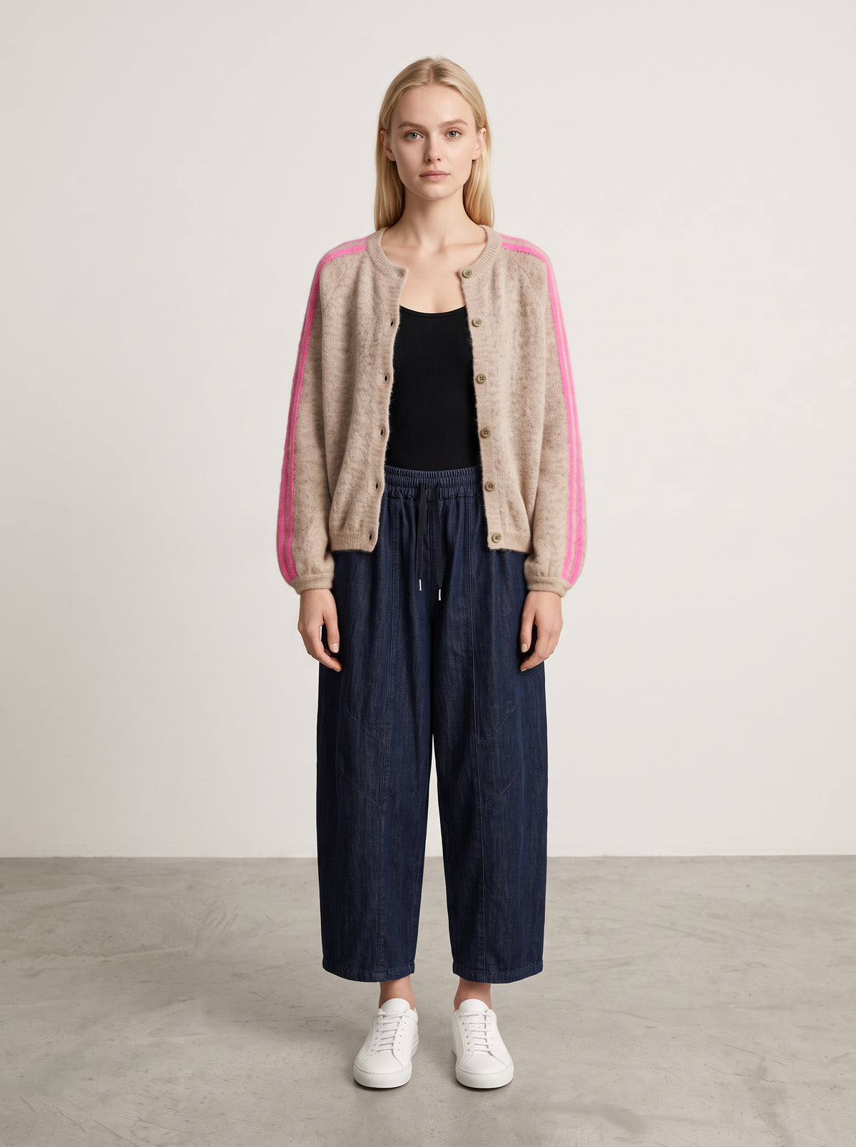 Gilet Sidonie — beige face
