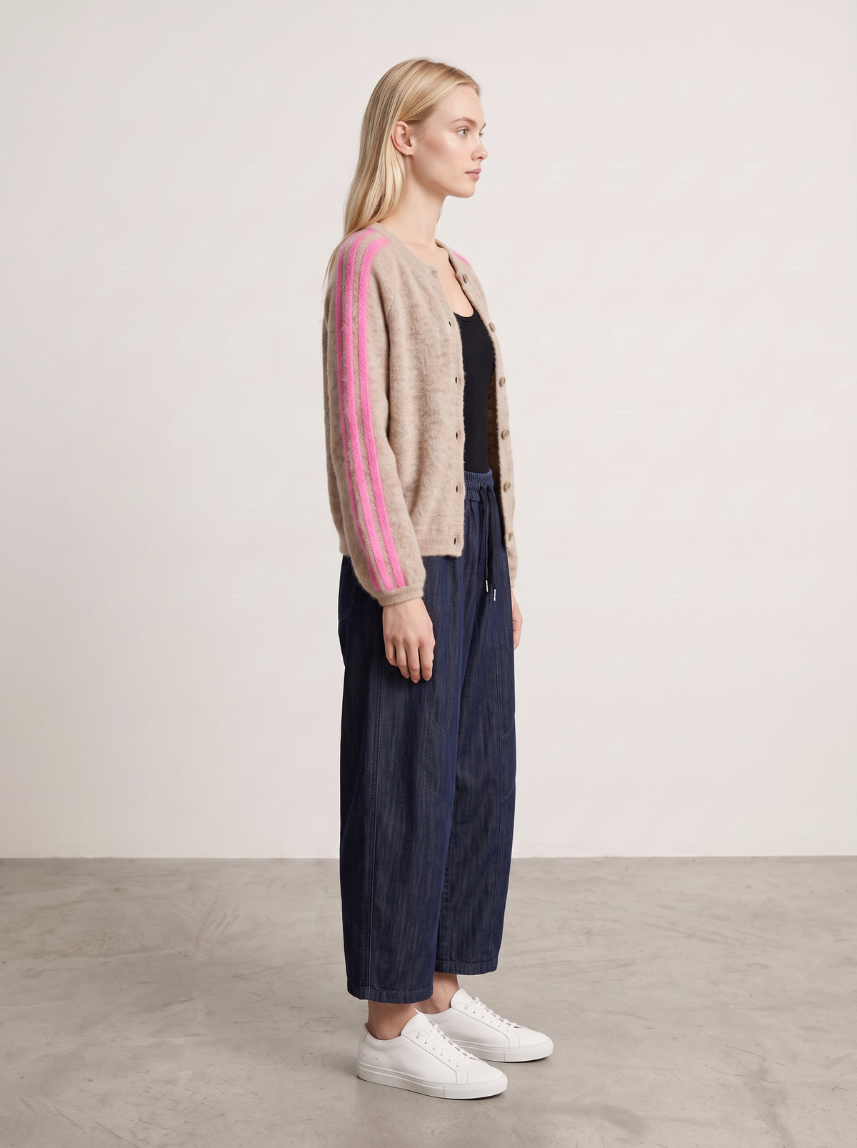 Gilet Sidonie — beige profil