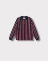Pull Spada Marine & bordeaux, vue de face