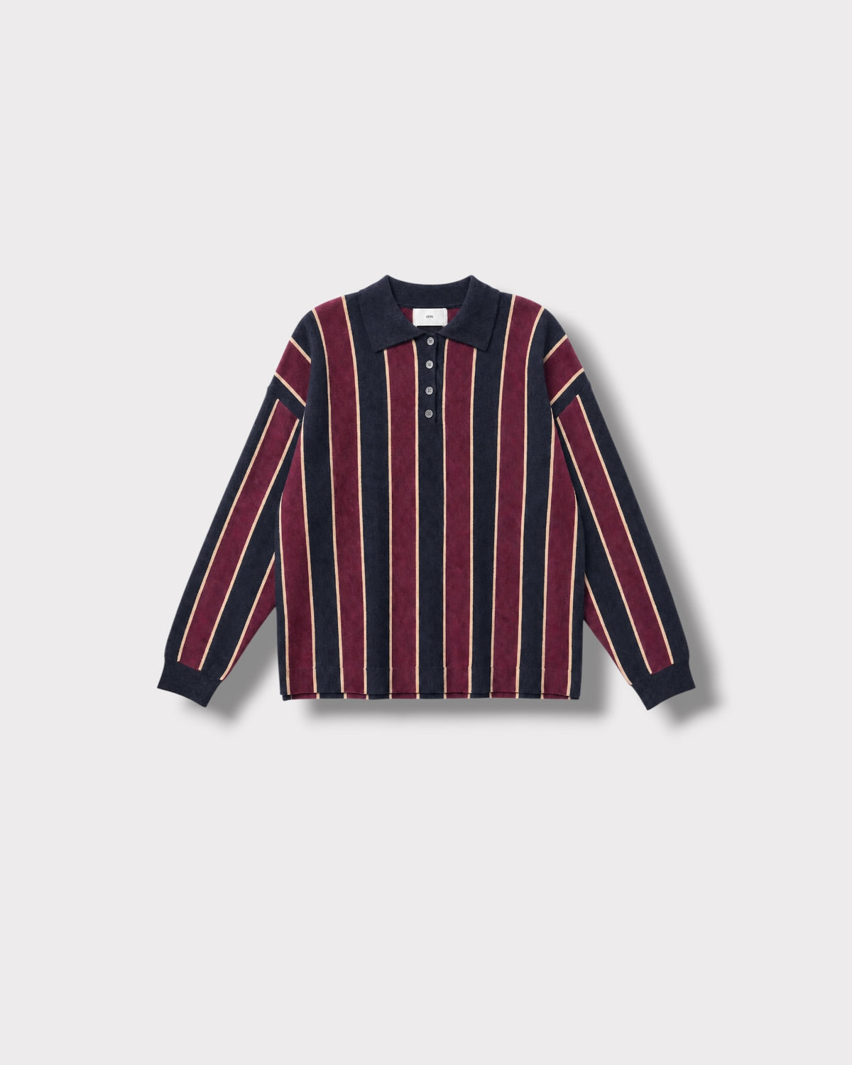 Pull Spada Marine & bordeaux, vue de face
