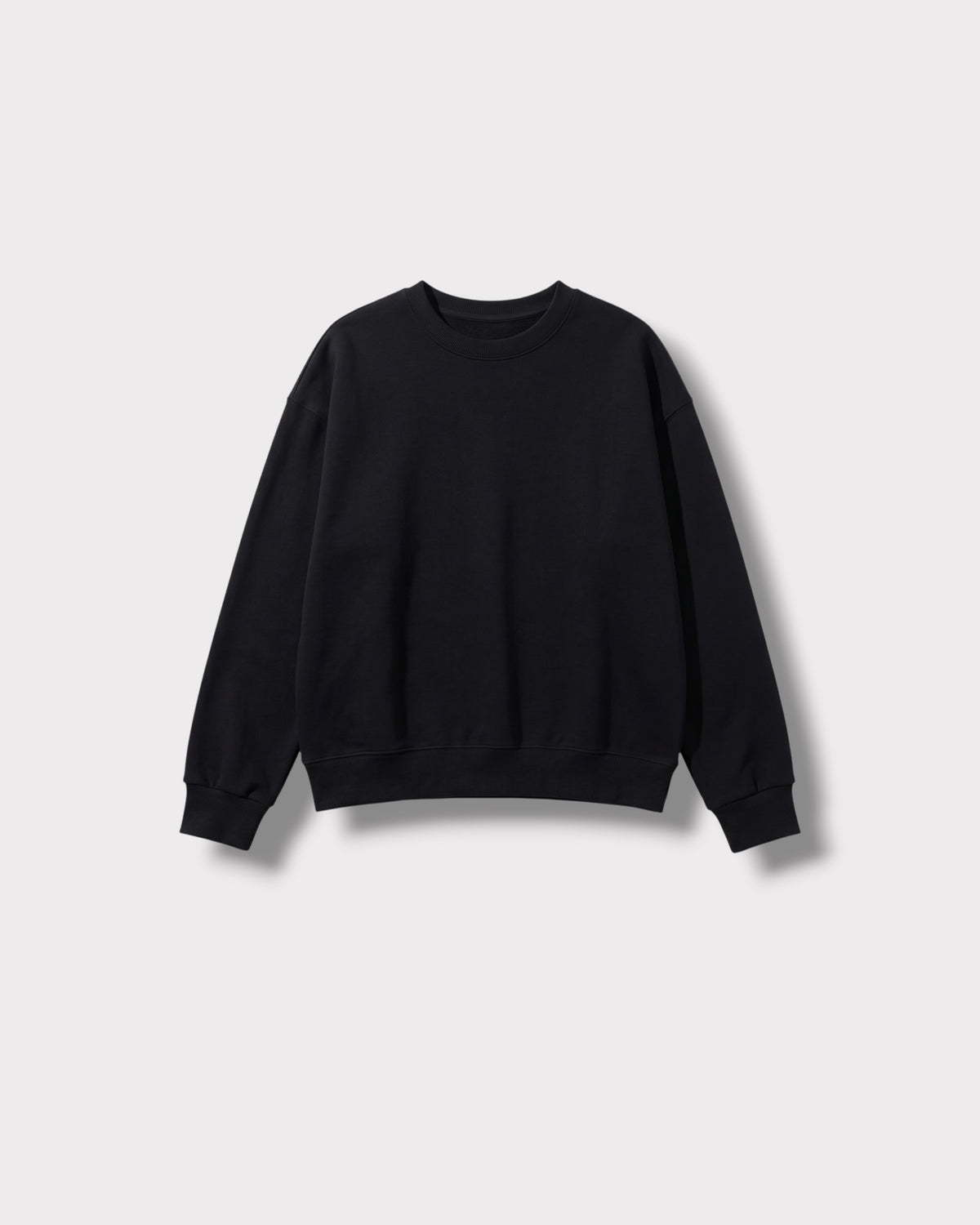 Sweat Angel noir — vue de face à plat