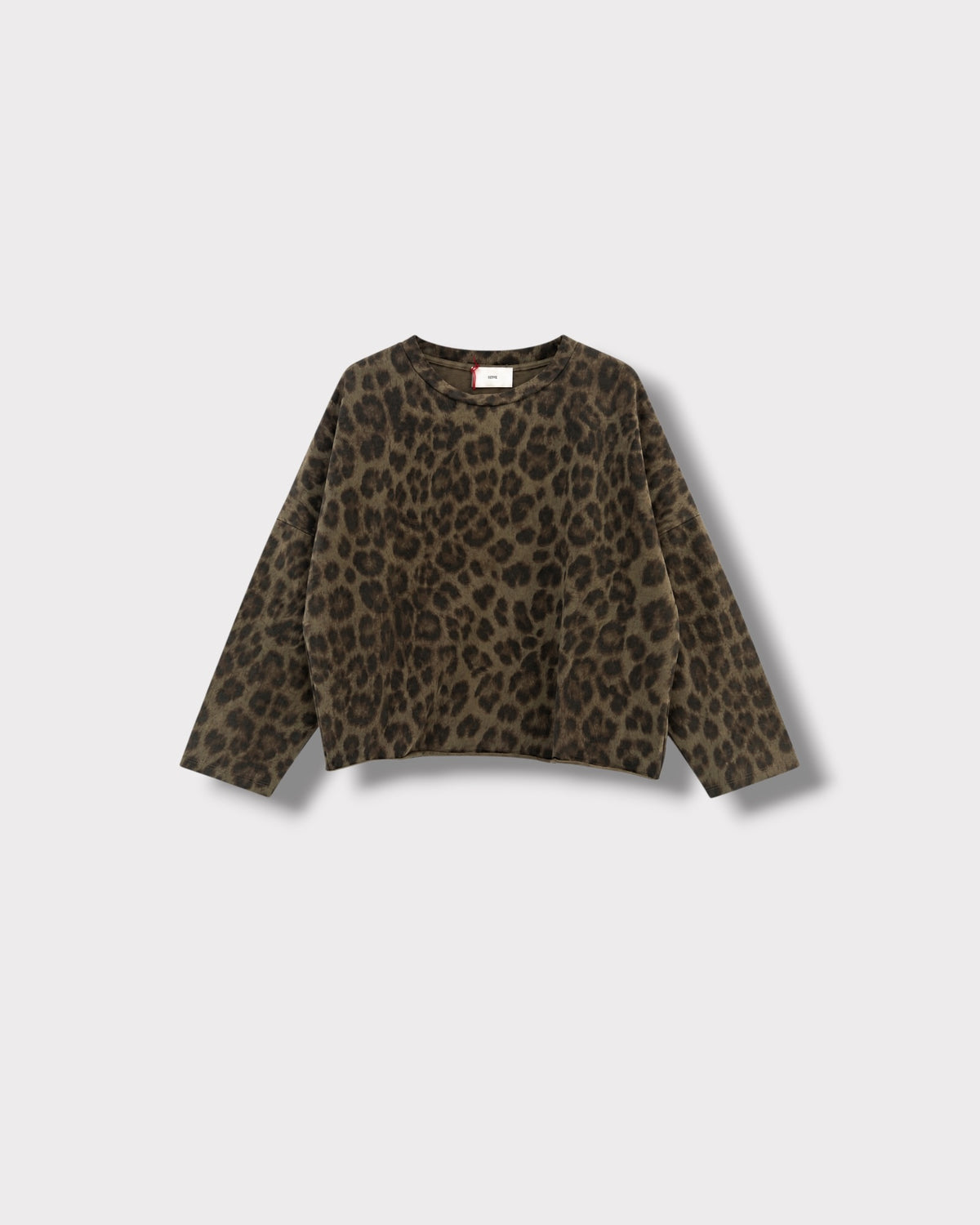 Sweat Léo Kaki hunter — face