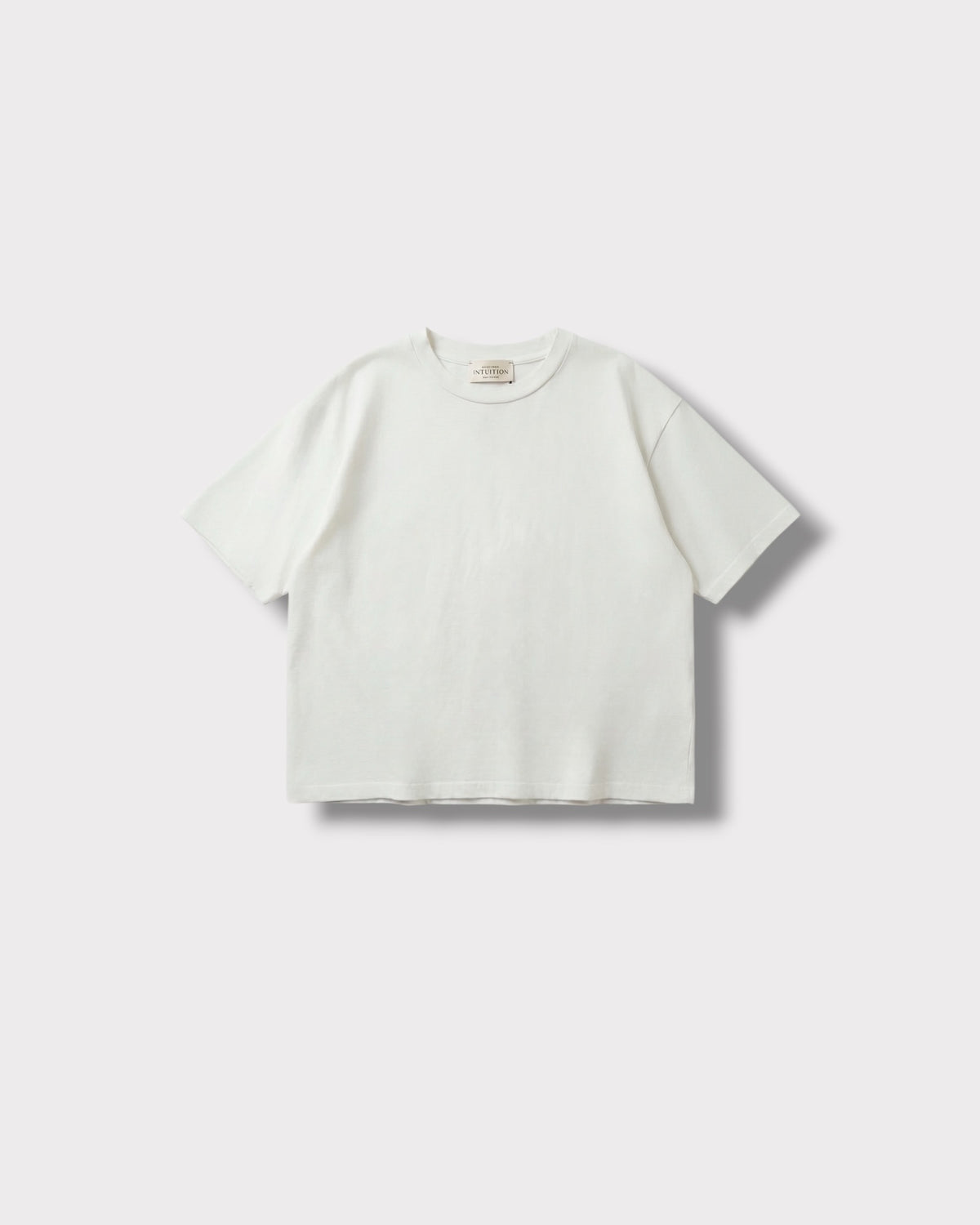 Tee Shirt Basic — Écru panna — vue à plat