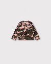 Tee-shirt Helena militaire — Rose & kaki — vue à plat