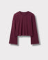 Tee-shirt Paulette Bordeaux grenata, vue de face