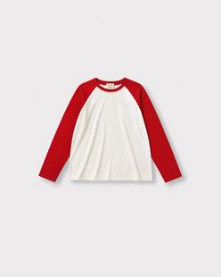 Tee-shirt Yankee — Rouge — vue à plat