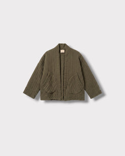 Veste Kim — Kaki sottobosco — vue à plat