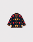 Veste Kimono Heart — Marine notte — vue à plat