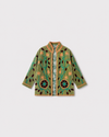 Veste Kimono Star — Kaki hunter — vue à plat