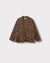 Veste Mahaut léopard camel à plat