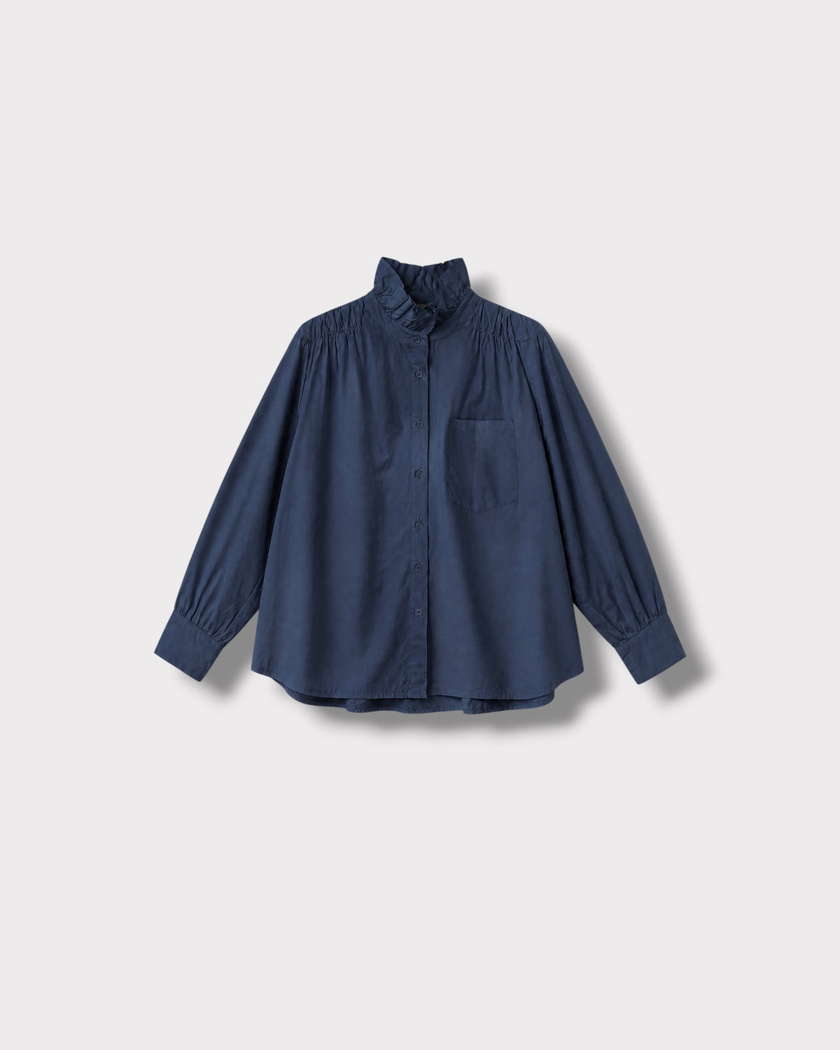 Chemise Victoria Bleu indaco, vue de face