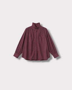 Chemise Victoria Bordeaux grenata, vue de face