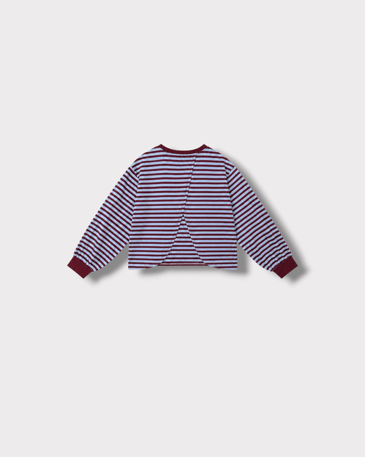 Tee-shirt Marinière Violeta Ciel & bordeaux, vue de dos