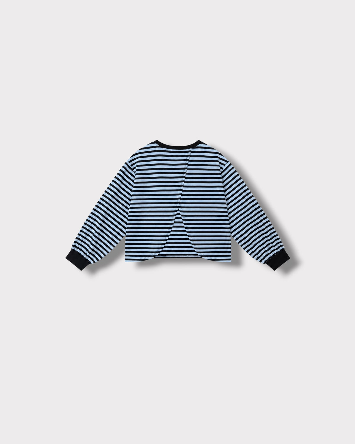 Tee-shirt Marinière Violeta Ciel et bleu, vue de dos