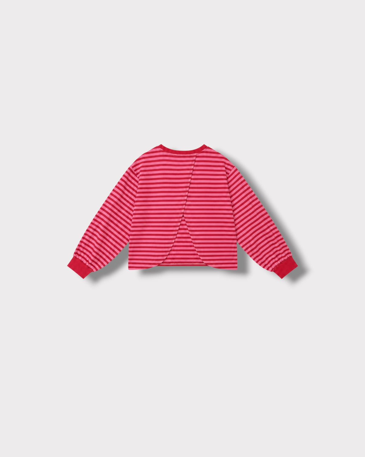 Tee-shirt Marinière Violeta Rouge & rose, vue de dos