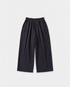 Pantalon Auguste rayures Marine notte — flat sur fond gris