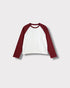 Tee-shirt baseball blanc et Rouge valentino