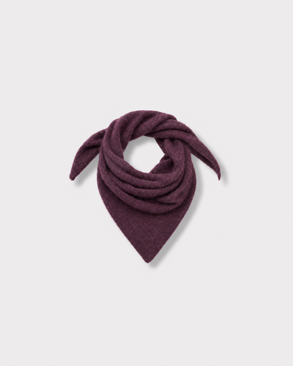 Foulard Ally — Acaï — vue à plat