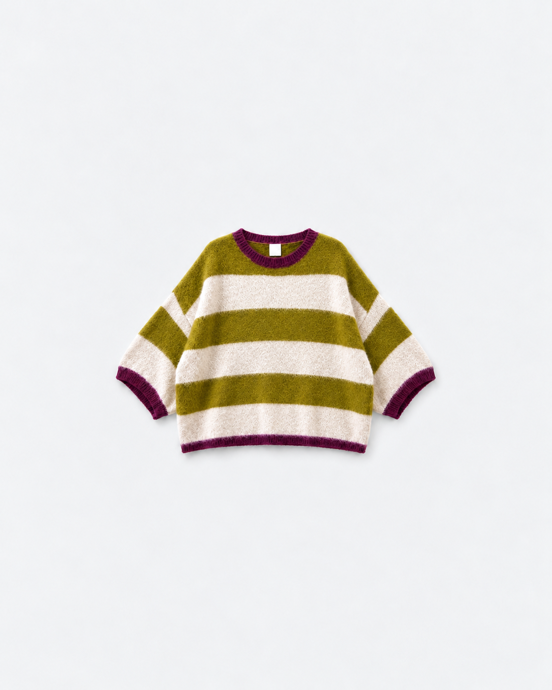 Pull Josy Kiwi — flat sur fond gris