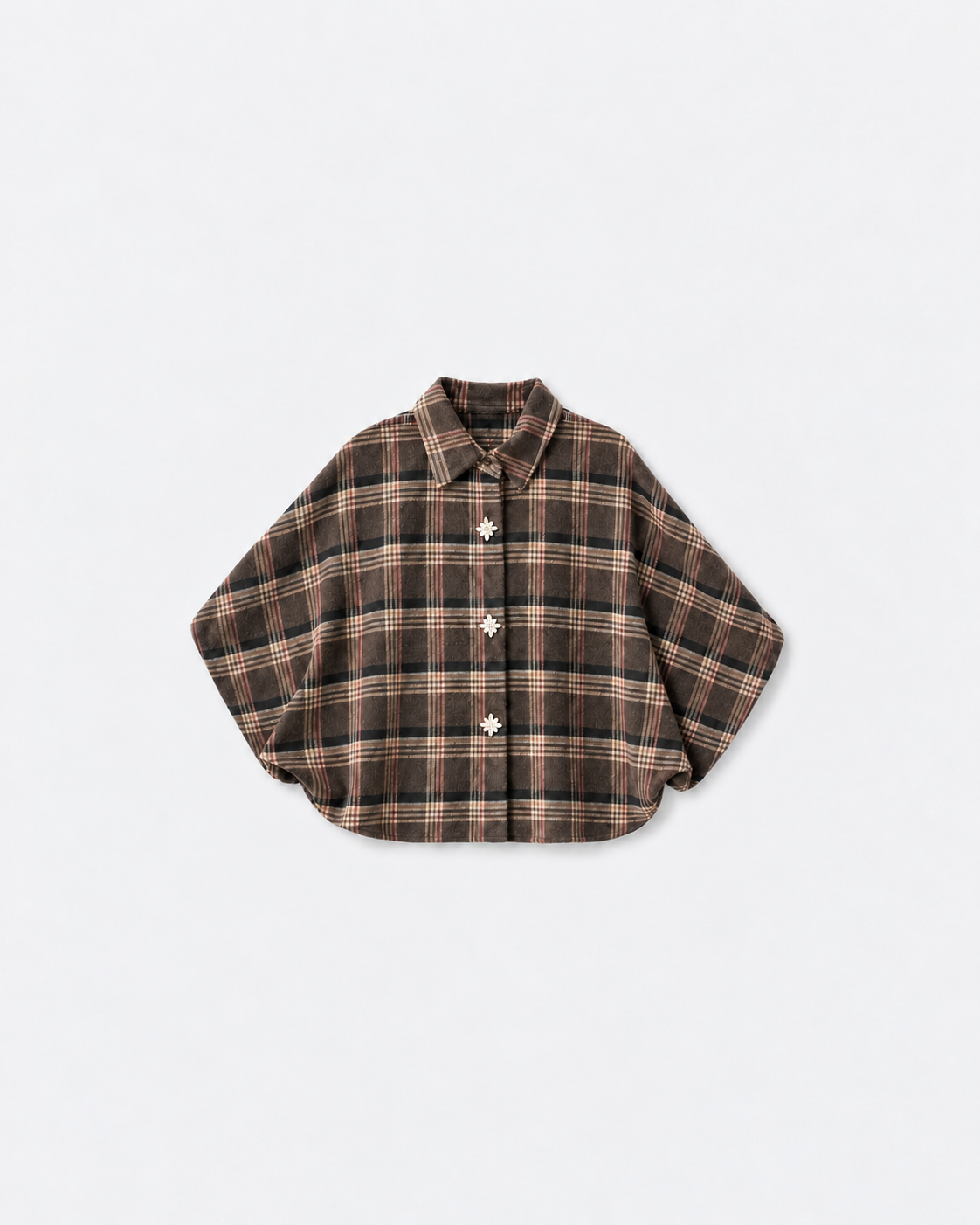 Chemise Lisa Choco moro — flat sur fond gris