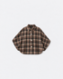 Chemise Lisa Choco moro — flat sur fond gris