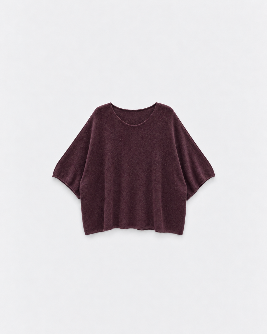 Pull Lola Acaï — flat sur fond gris