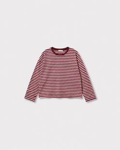 Marinière Rendez-vous — Acaï & rose baby — vue à plat