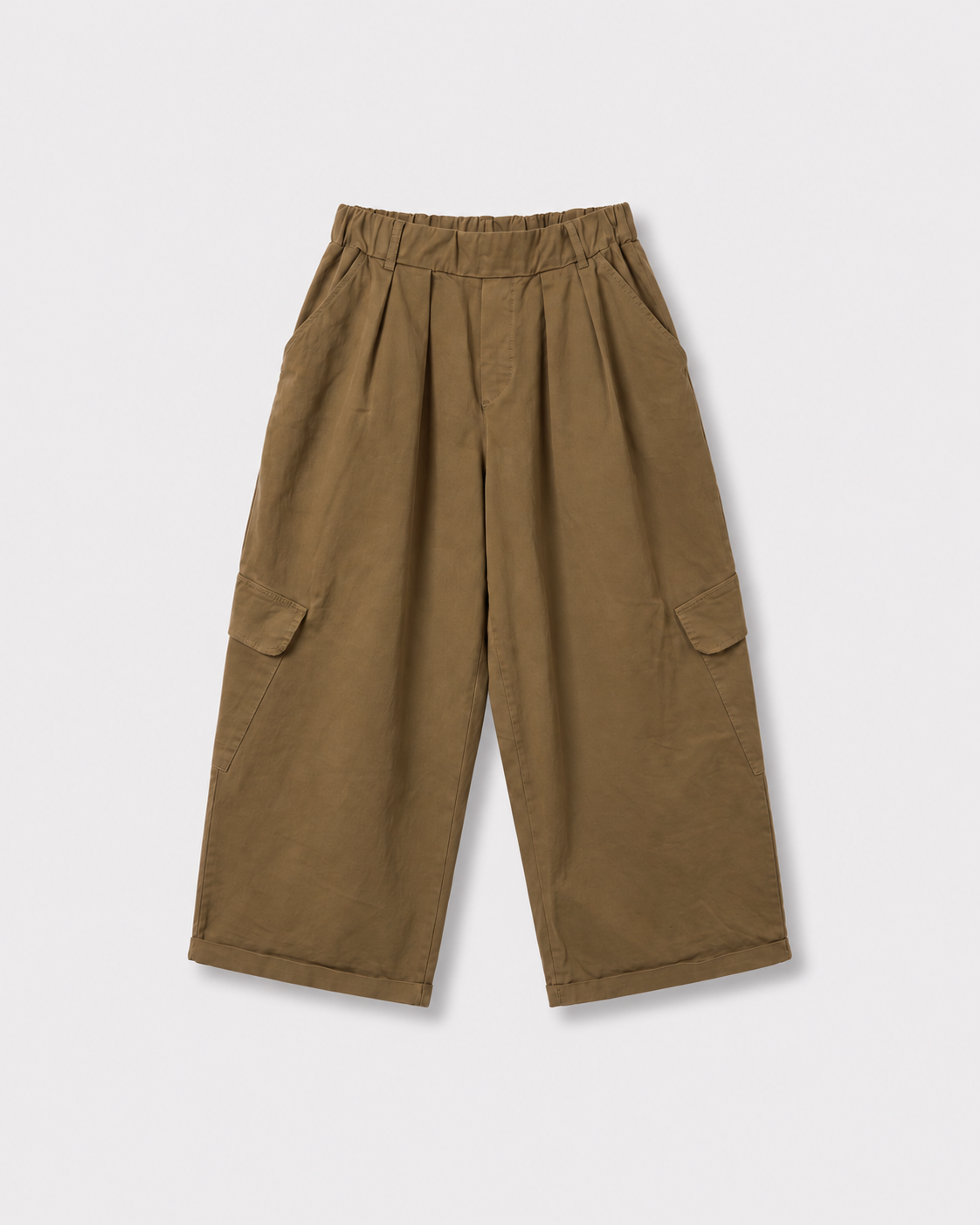 Pantalon Auguste cargo — Kaki hunter — vue à plat