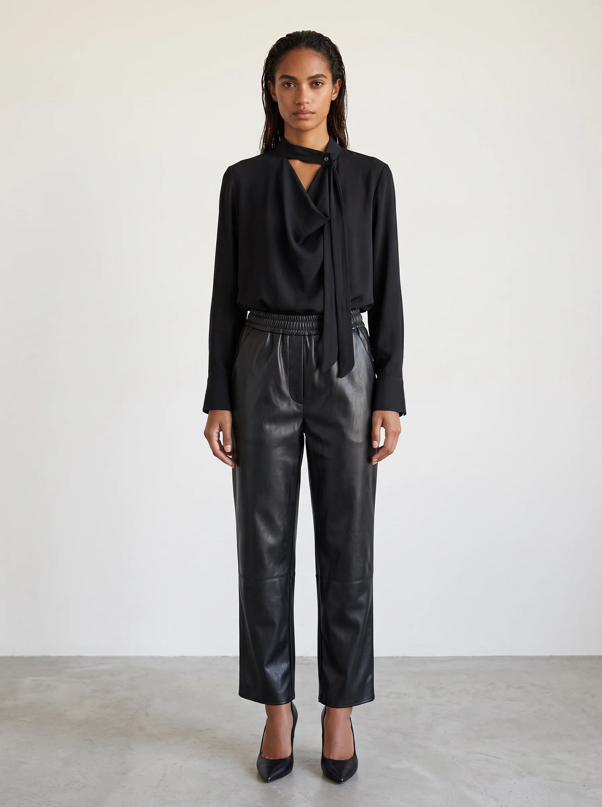 Blouse Aura porté – vue de face