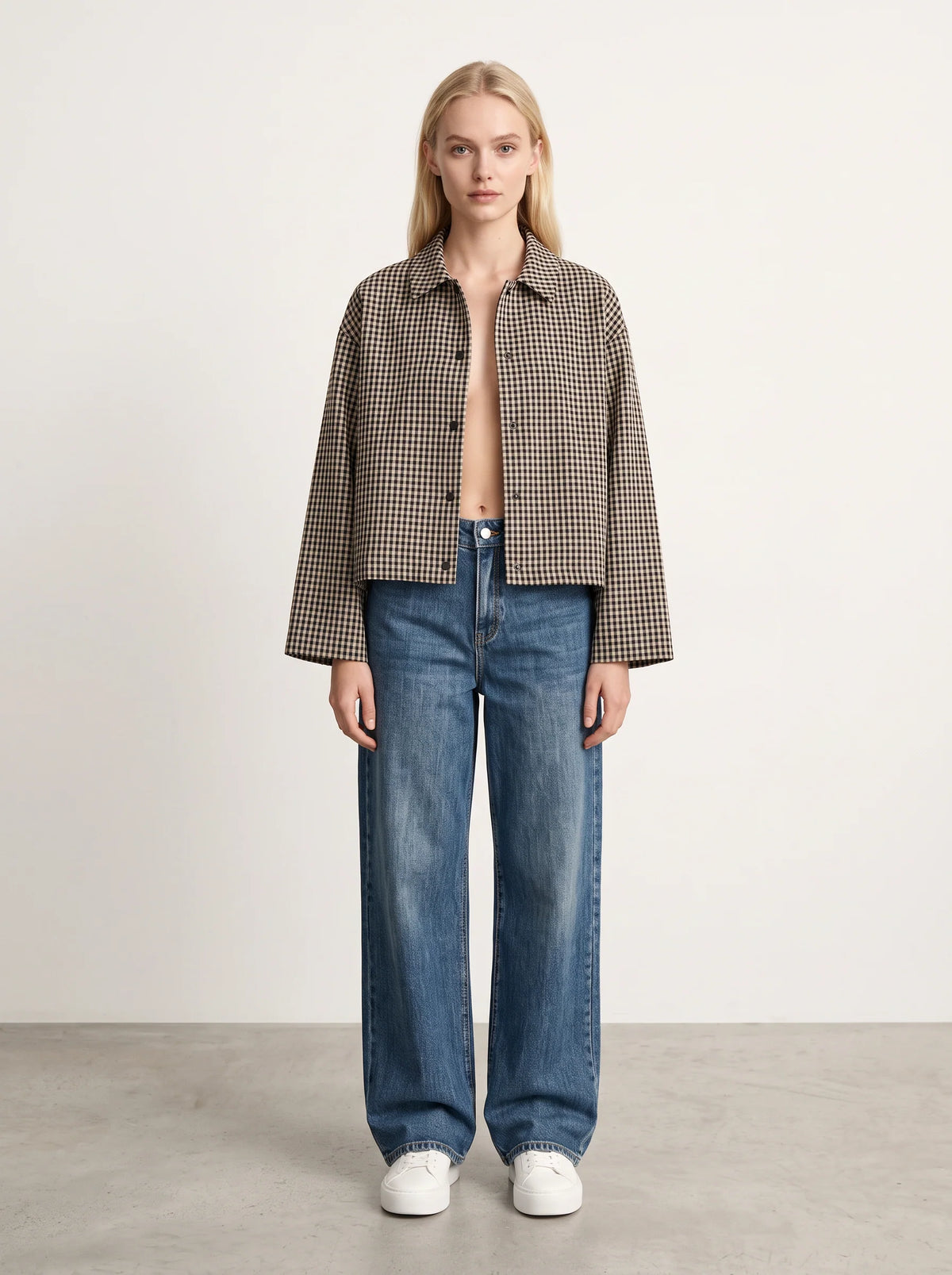 Veste Alama porté – vue de face