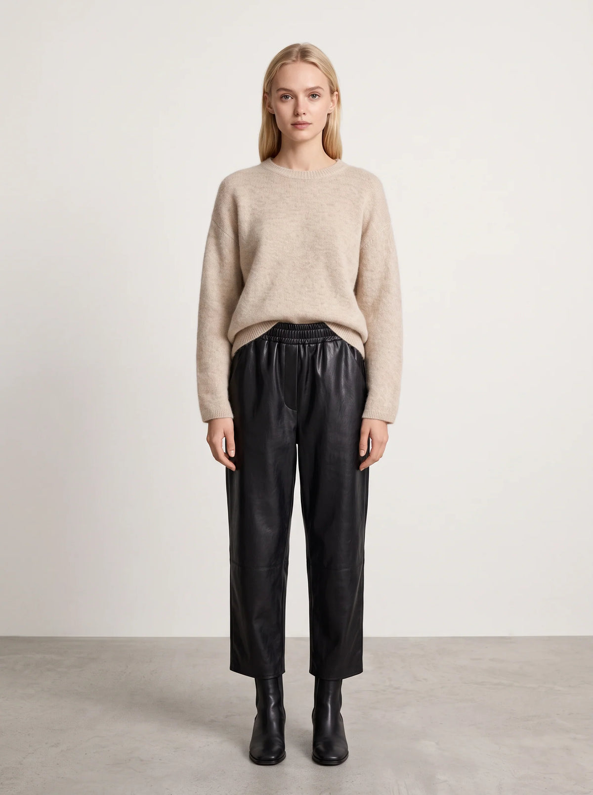 Pull Paquita porté – vue de face