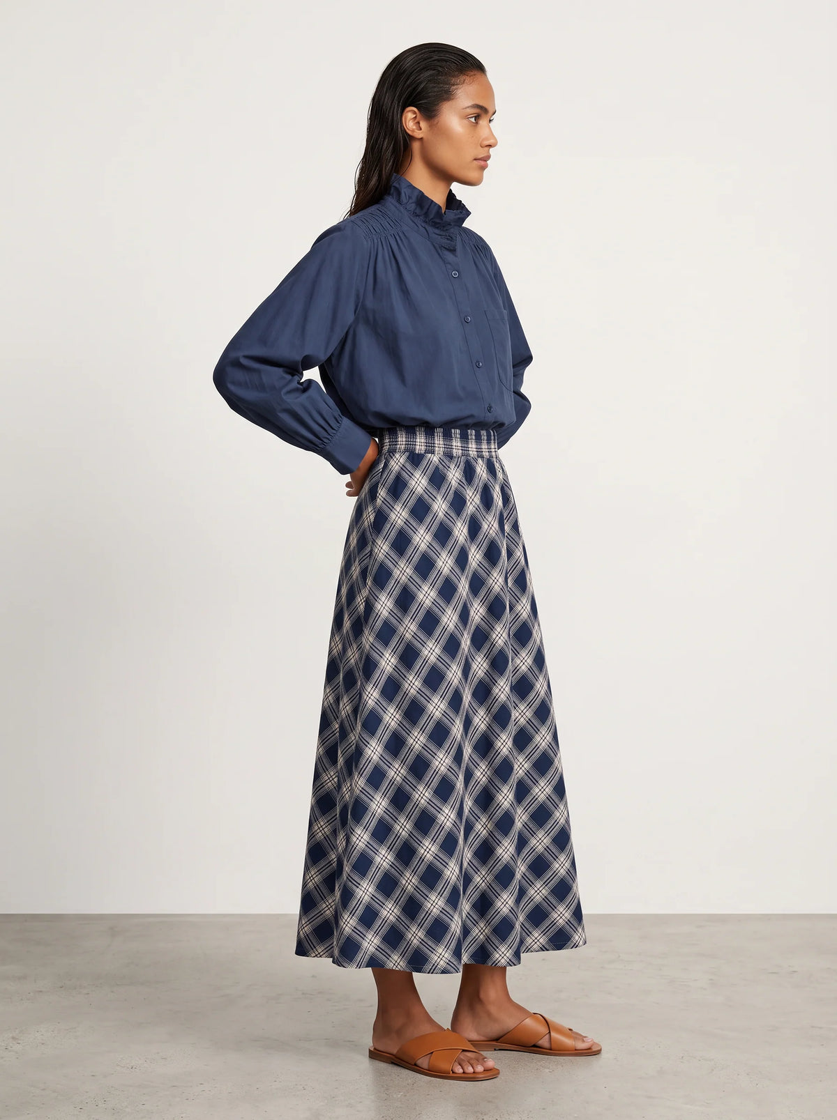 Chemise Victoria porté – vue de profil