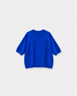 Pull Bestie Bleu elettrico — à plat