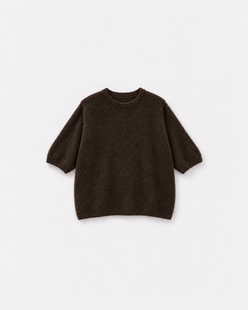 Pull Bestie Choco moro — à plat