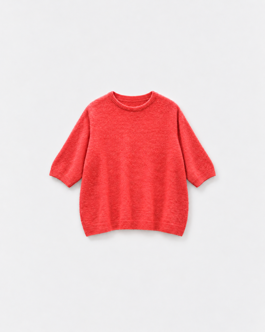 Pull Bestie Corail — à plat