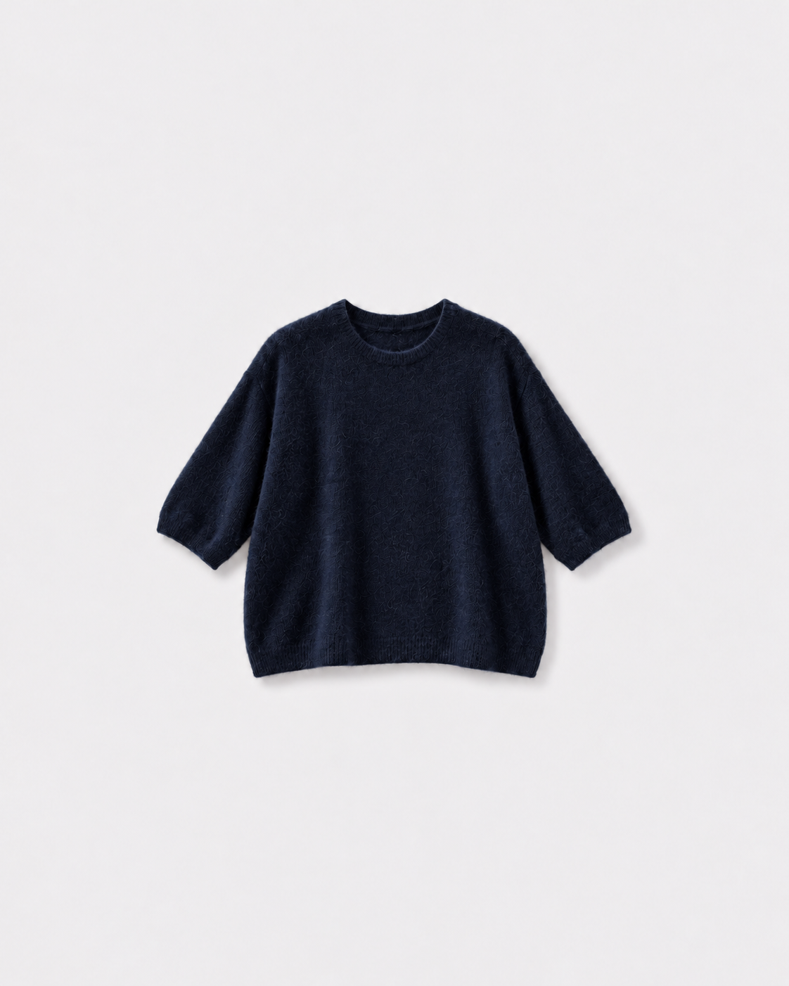 Pull Bestie Marine notte — à plat